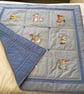 Nursery Rhyme Quilt. Eye-spy, Toddler bed cover, Play mat, Travel Cot, Camping. - Image 6
