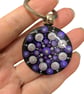Hand Painted Dot Mandala Key Ring