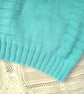 Girl's Chunky Round Neck Jumper with Side Pattern, Custom Make, Gifts for Girls - Image 5