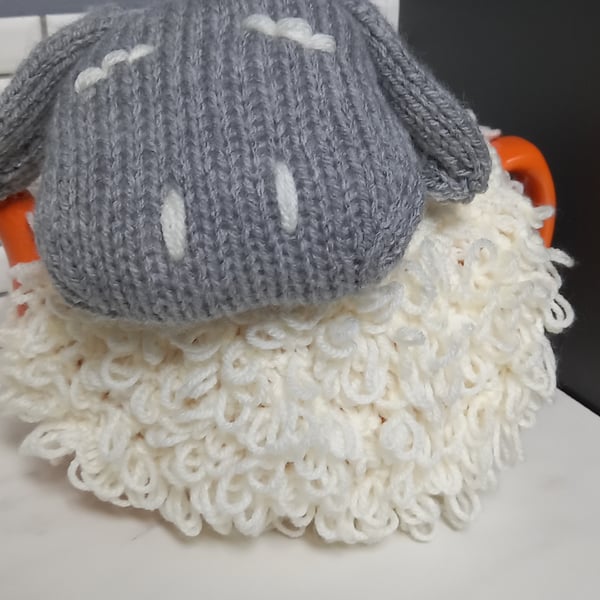 HAND KNITTED SHEEP TEACOSY