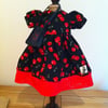 Reduced - Doll's dress and leather bag
