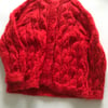 Hand knitted child's cardigan