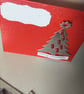 Christmas. Set of 4 Christmas tree or Wedding place card. CC589.  - Image 7
