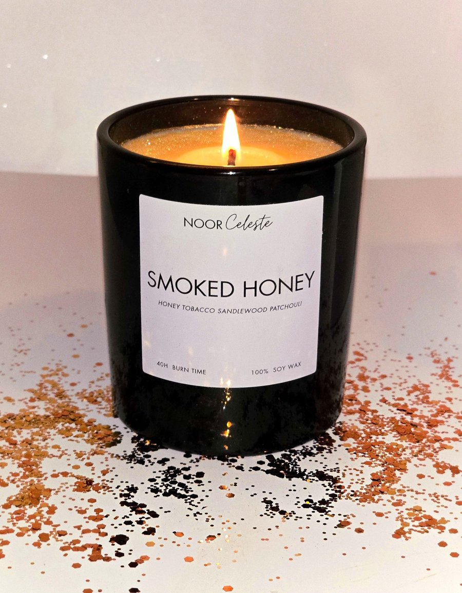 SMOKED HONEY - 30cl Soy Wax Candle 
