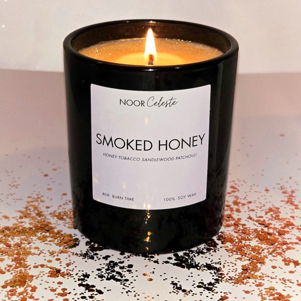 SMOKED HONEY - 30cl Soy Wax Candle 