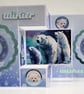 Winter Wishes Trifold Christmas Card - Polar Bears