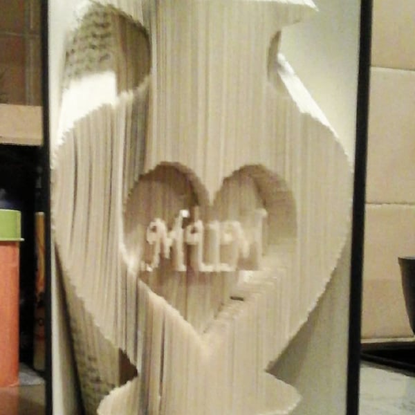 Vase with MUM, COMBI Book Folding Pattern - EMAILED PDF PATTERN