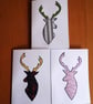 Trio Of Funky Stag Cards - Image 5