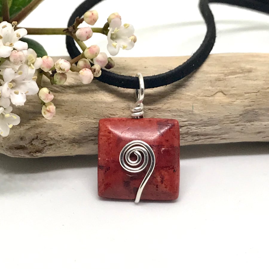 Red Jasper Pendant