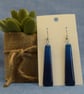 Long Gradient Rectangle Earrings - Image 1