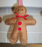 Gingerbread man garland, Christmas decor, festive bunting - Image 2