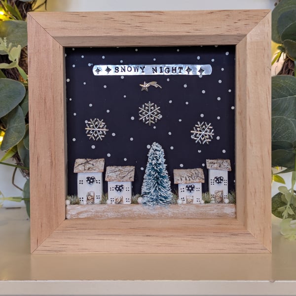 Snowy Night Box Frame