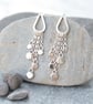 Sterling silver chandelier earrings, long silver earrings, statement earrings - Image 9