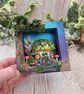 Enchanted Forest Fairy House Box Frame - Wall Hanging or Free Standing - Image 2