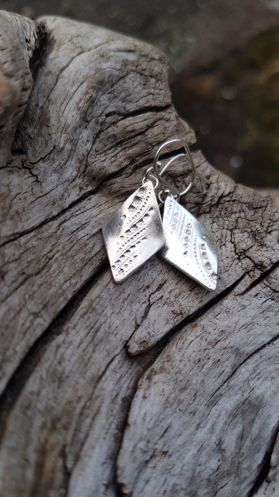 Cuban Shell Print Earrings small