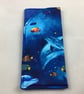 Dolphins glasses case, Jellyfish slip case, options, handmade - Image 3