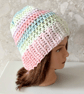 CROCHET Springtime Beanie Hat - Image 4