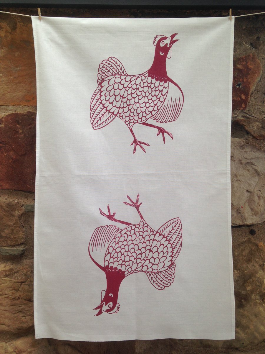 Chicken Tea Towel