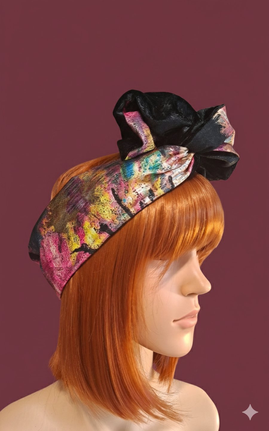 Metallic Multi and Velvet Wire Headwrap 