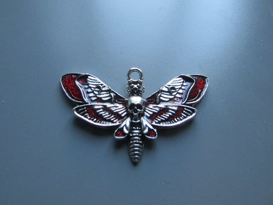 Deaths Head Moth Jewellery Tibetan Charm
