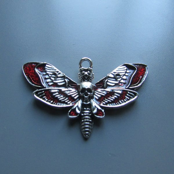 Deaths Head Moth Jewellery Tibetan Charm