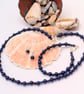 Lapis Lazuli and Sodalite Necklace Bracelet and Earrings Set, Jewellery Set - Image 1