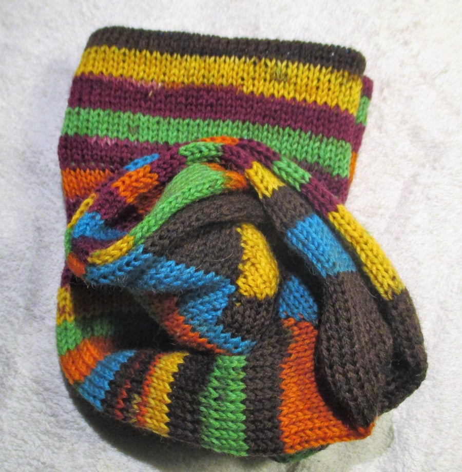 Hand made socks,size 7-9 UK wool mix, unisex,special socks for special people,  