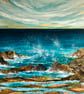 Signed Seascape Framed Print Ready To Hang - Image 2