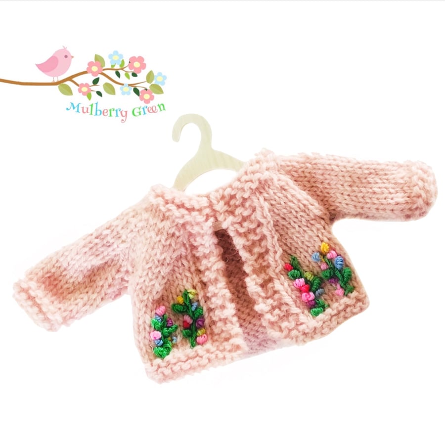 Reserved for Beverly - Garden Flowers Embroidered Cardigan 