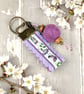 A Ribbon and Felt Keyring