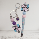 Dog mum pens and keyring set