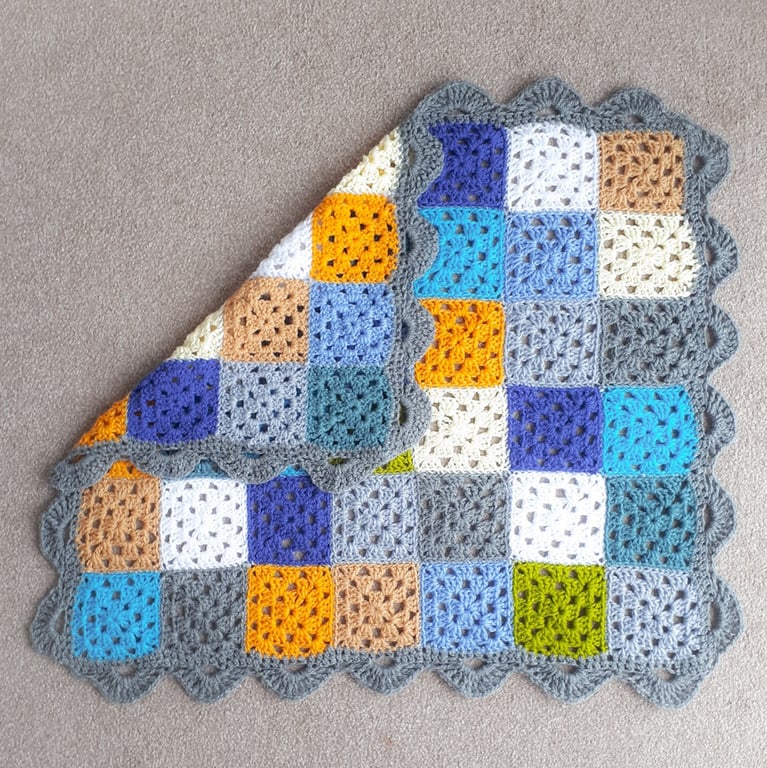 CROCHET PATTERN PDF Colours Blanket