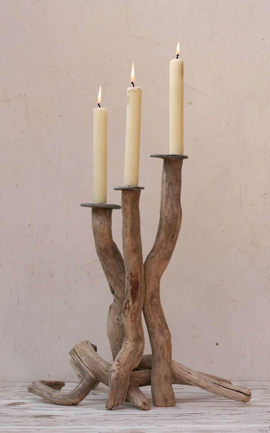 Driftwood Candle holder,Driftwood Candelabra,Driftwood candle stand,Table centre