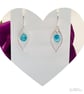 Blue Agate & Sterling Silver Marquise Charm - Image 4