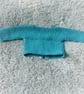 Hand Knitted Baby Jacket, Unisex Baby Cardigan, Tie-Front Baby Cardy, 0-3 Months - Image 8
