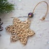 Christmas Gold Snowflake