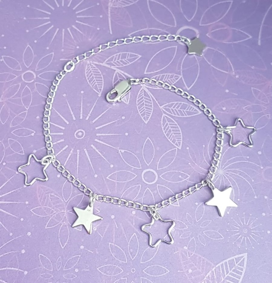 Gorgeous Starlight Bracelet - Sterling Silver