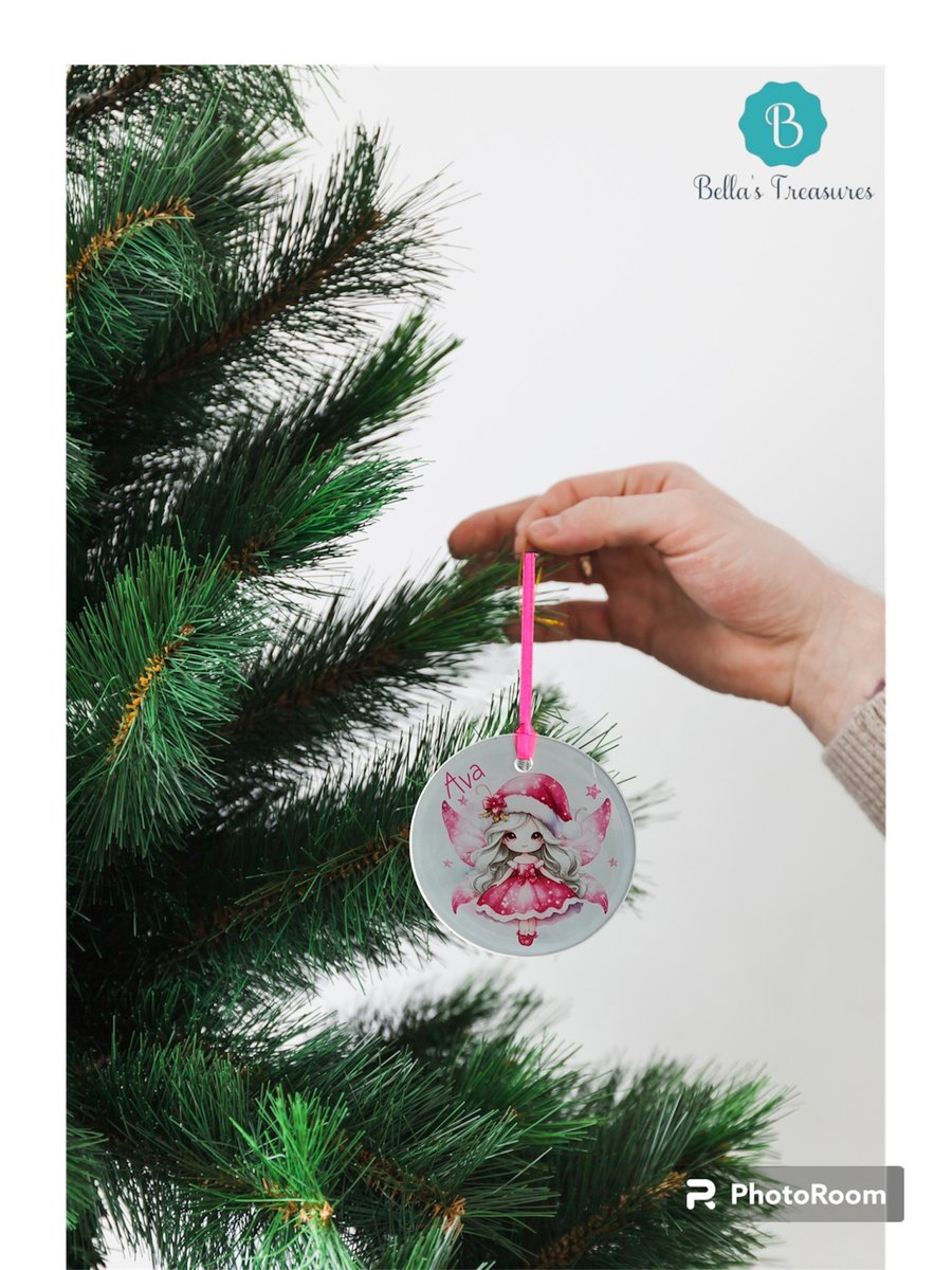 Personalised Christmas Fairy Baubles