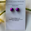 Dichroic Glass Earrings 