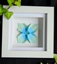 Set of three origami flowers in shadow box frames - Image 2