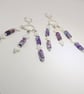 Artisan Purple Sediment Jasper & Mother of Pearl Multi-Strand Chandelier  - Image 8