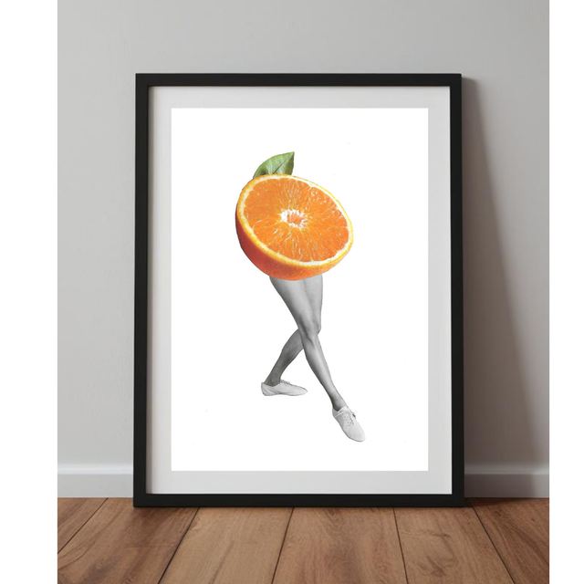 A4 art print - orange 