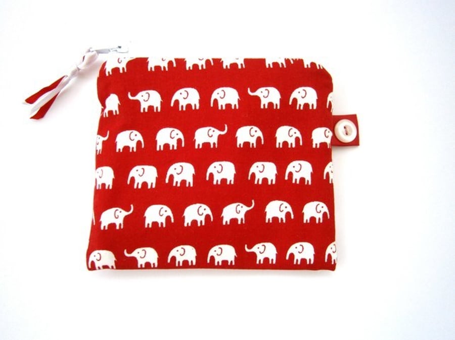 HALF PRICE SALE Purse Elephants