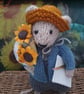 Hand Knitted Mouse - Vincent - Image 3