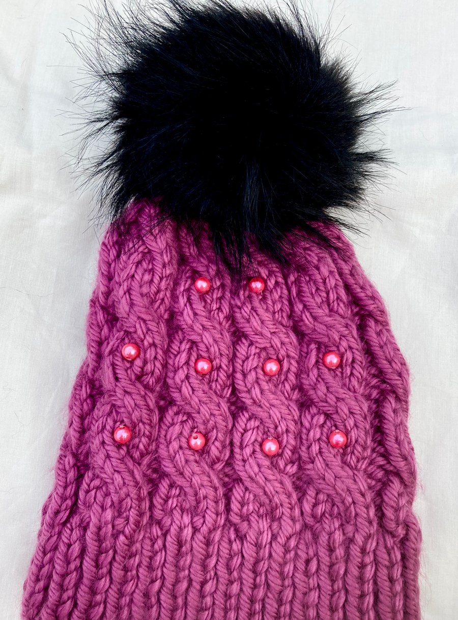 Designer Bobble Hat - Adult