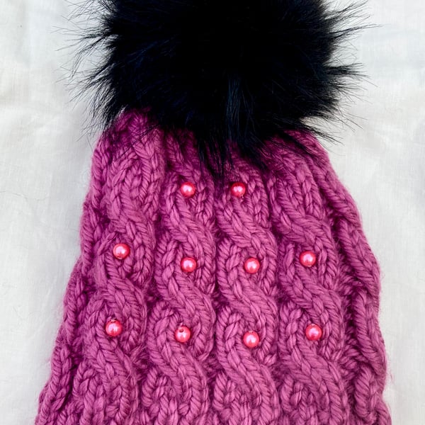 Designer Bobble Hat - Adult