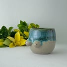 Handmade Green Ceramic Boobs Coffee Cup, Tits Mugs, Boobs Tea Mug