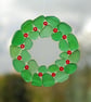 Christmas wreath sun catcher - Image 1