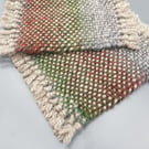 'Horizons'   - a pair of hand woven coasters