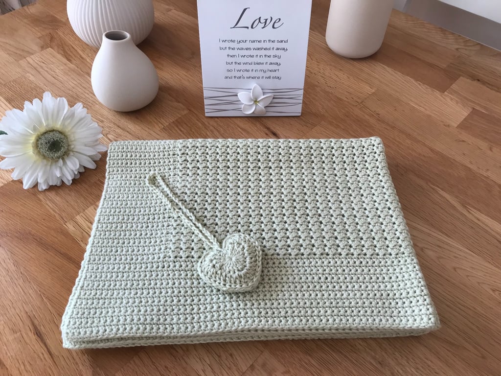 New Handmade Baby Blanket – Celery – Bamboo & Cotton Blend